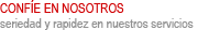 Conf&iacute;e en Nosotros
